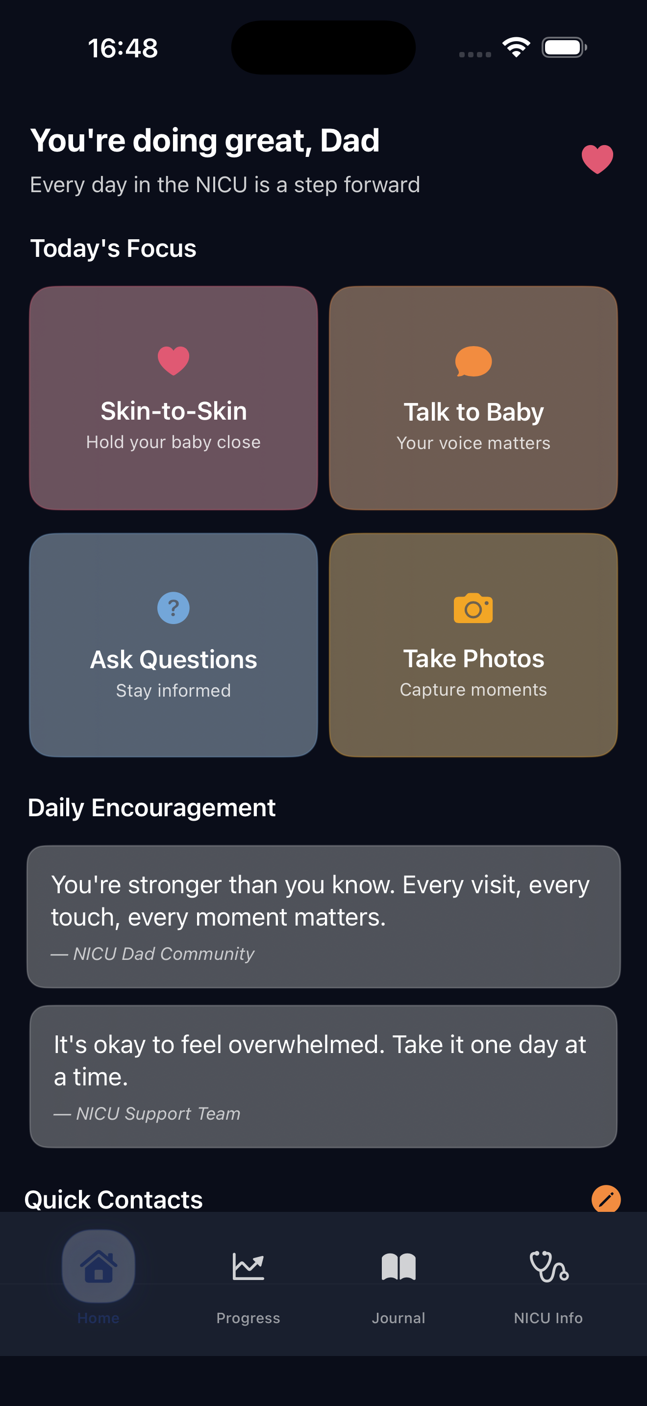 TinySteps iPhone Screenshot 1